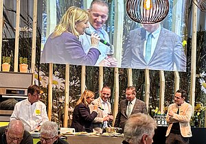 Bühnenauftritt von Frieder Schäfer auf der Grünen Woche