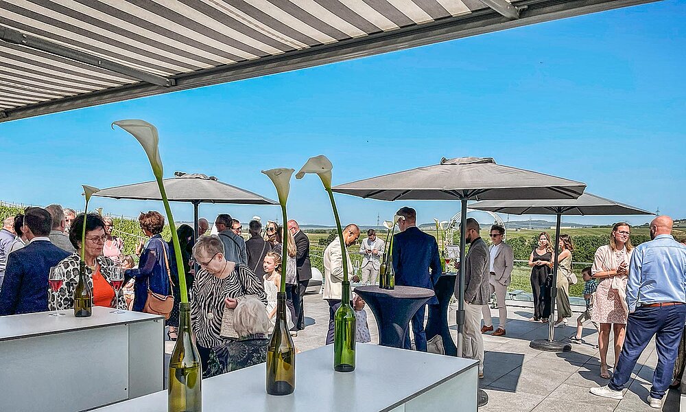 Die Eber-Lounge während einer Veranstaltung